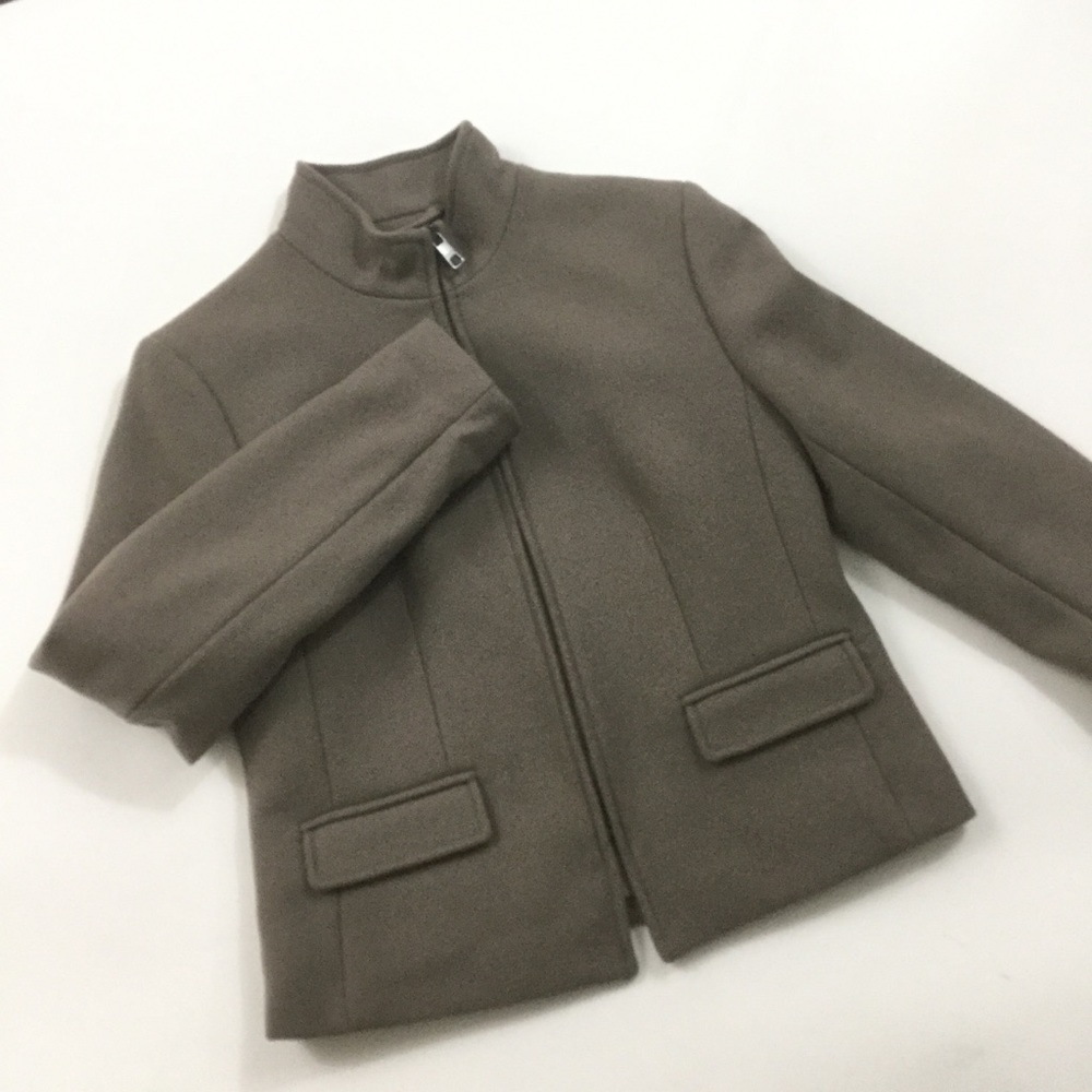 Banana Republic Peacoat Jacket Mario Bellucci Tan
